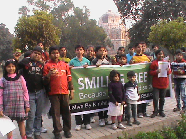 Smiling Tree Go green walk 2012 nirbhay kwatra smiling tree event