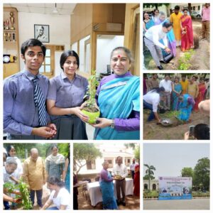 Smiling Tree planted scores of fruit trees at Indraprastha College for Women, University of Delhi. Mango, Pomegranate, Gooseberry, mulberry, mausami, chiku, aadu fruit trees were planted and tulsi plants were gifted there, today on World Environment Day!