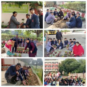 Plantation drive at Lalit Mahajan SVM School, Vasant Vihar, Delhi