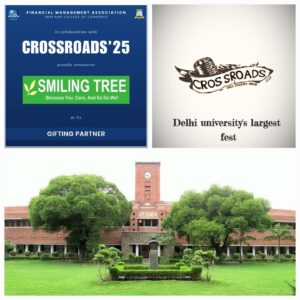 Smiling Tree was the Gifting Partner with SRCC, Sri Ram College of Commerce, University of Delhi. Financial Management Association (FMA) in collaboration with Crossroads, 2025 Smiling Tree conducted a Plantation Drive at Modern School, Barakhamba Road, Delhi, today on 22nd April, 2025, Earth Day.