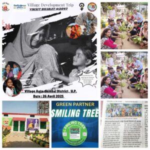 Smiling Tree collaborated with Hansraj College in a green endeavor where about 35 students led by Prof. Jnaneshwari Malik n Prof. Prabhanshu Ojha visited a school in Village Aata, Sambal District, UP, on 26th April, 2025, under Viksit Bharat @2047 Smiling Tree collaborated with Hansraj College in a green endeavor where about 35 students led by Prof. Jnaneshwari Malik n Prof. Prabhanshu Ojha visited a school in Village Aata, Sambal District, UP, on 26th April, 2025, under Viksit Bharat @2047