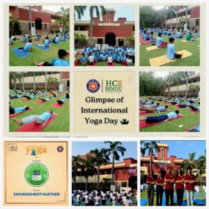 Smiling Tree joined Hindu College as Environment Partner for International Day of Yoga, held at College lawns, under the aegis of the Internal Quality Assurance Cell (IQAC)and in accordance with the principles laid down by the Ministry of Ayush. Prof. Anju Srivastava, Principal of Hindu College graced the event along with other faculty members n over 100 students participated..