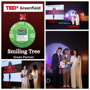 Smiling Tree was the Green Partner at TEDxGreenfield event held on August 10th, 2025, organized around the theme "Ideas Change Everything".