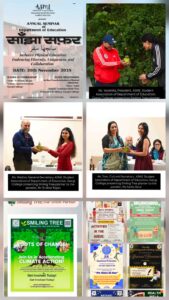 Smiling Tree collaborated with ASMI, students association, Department of Education, Gargi College, for their Annual Seminar "Sanjha Safar", a cultural presentation with hordes of activities involving faculty n students