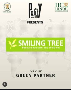 Smiling Tree our Green Partner, for supporting POLITY’26